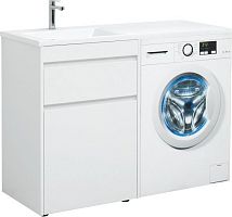 Тумба с раковиной Aquanet 00239300 Токио, 120х48 см, белая Тумба с раковиной Aquanet 00239300 Токио, 120х48 см, белая