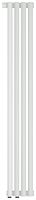 Радиатор Сунержа 30-0310-1204 Эстет-1 отопительный н/ж EU50 левый 1200х180 мм/ 4 секции, матовый белый