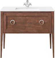 Тумба Kerama Marazzi PL.CN.100.1\NUT.M Plaza Classic Neo под раковину напольная 100х47 см, орех матовый Тумба Kerama Marazzi PL.CN.100.1\NUT.M Plaza Classic Neo под раковину напольная 100х47 см, орех матовый