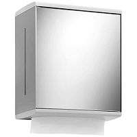 Дозатор Keuco 12785010200 Collection Moll бумажных полотенец, зеркальная дверь, петли справа, алюминий серебристый анодированный (E6 EV1)/белый