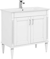 Тумба с раковиной Aquanet 00233697 Селена, 88х47 см, белая Тумба с раковиной Aquanet 00233697 Селена, 88х47 см, белая