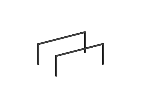 Ножка Kerama Marazzi ATlg.80\MH Atollo высокая металлическая, черная матовая купить недорого в интернет-магазине Керамос