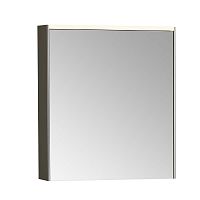 Зеркальный шкафчик Vitra 66909 Core 60х70 см, с подсветкой, левосторонний, антрацит