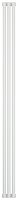 Радиатор Сунержа 30-0301-1803 Эстет-1 отопительный н/ж 1800х135 мм/ 3 секции, матовый белый