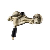 Смеситель Caprigo 02B-517-vot Adria-Uno Black Edition для душа, бронза