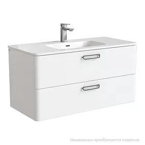 Тумба IDDIS, BRI10W1i95 Brick подвесная, 100х45 см, белый