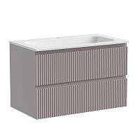 Тумба Sancos SNR80SM Snob R под раковину 79х44.5 см, подвесная, Doha Soft Тумба Sancos SNR80SM Snob R под раковину 79х44.5 см, подвесная, Doha Soft