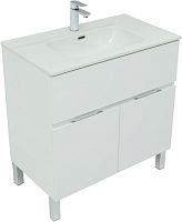Тумба с раковиной Aquanet 00274117 Алвита New, 81х47 см, белая Тумба с раковиной Aquanet 00274117 Алвита New, 81х47 см, белая
