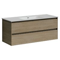 Тумба Sancos CN120-1KE Cento под раковину 119х45 см, подвесная, карпатская ель