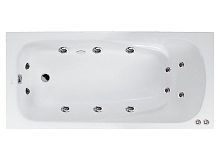Акриловая ванна с гидромассажем 12 джетов Vagnerplast ARONIA 170x75