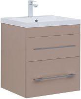 Тумба с раковиной Aquanet 00308387 Верона, 58х48 см, коричневая Тумба с раковиной Aquanet 00308387 Верона, 58х48 см, коричневая