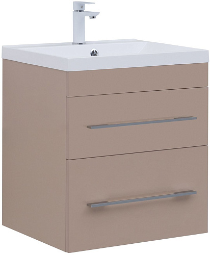 Тумба с раковиной Aquanet 00308387 Верона, 58х48 см, коричневая Тумба с раковиной Aquanet 00308387 Верона, 58х48 см, коричневая снят с производства