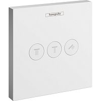 Hansgrohe 15764700  Select запорный/переключающий вентиль на 3 потр. матовый белый