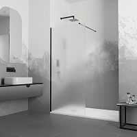 Душевая перегородка RGW 351001012-24 Walk In WA-010B, профиль черный Душевая перегородка RGW 351001012-24 Walk In WA-010B, профиль черный