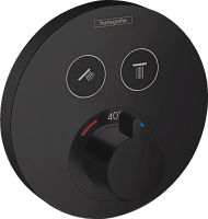 Hansgrohe Термостат Hansgrohe ShowerSelect S, для 2 потребителей, СМ 15743670, матовый черный