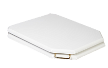 Крышка из массива дерева для подвесного унитаза с микролифтом петли золото BOHEME Vogue 947-GO