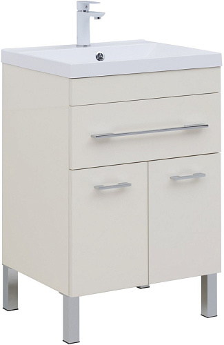 Тумба с раковиной Aquanet 00308384 Верона, 58х48 см, бежевая снят с производства