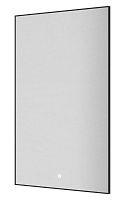 Зеркало с LED подсветкой сенсор антипар 60х100 см Boheme 569-GM рама gun metal