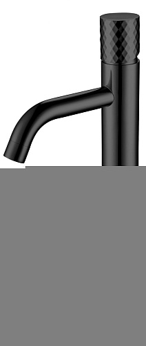 Смеситель Boheme 122-BB Stick Diamond для умывальника, высокий, черный матовый