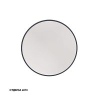 Зеркало Caprigo М-188S-L810 Контур круглое 80х80 см, c подсветкой, графит