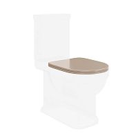 Сиденье Kerama Marazzi PO.seat.01\CAM Pompei для напольного унитаза, камео бежевый глянец Сиденье Kerama Marazzi PO.seat.01\CAM Pompei для напольного унитаза, камео бежевый глянец