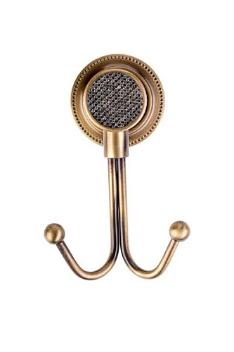 Крючок двойной BOHEME Royal Cristal 10926-BR купить недорого в интернет-магазине Керамос