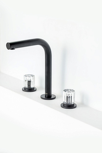 Смеситель на столешницу Boheme ELEGANTE 152-B-EL черный