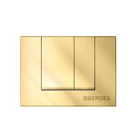 Кнопка Berges 040049 Novum S9 для инсталляции, золото глянец