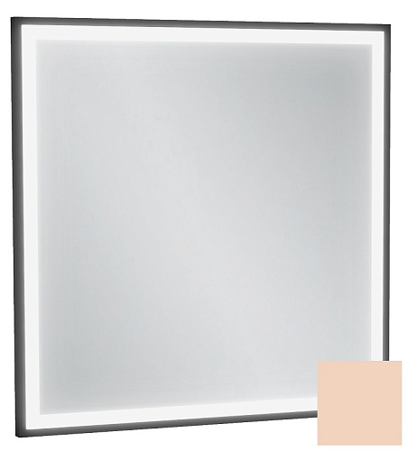 Зеркало Jacob Delafon EB1433-S09 Allure & Silhouette, 60 х 60 см, с подсветкой, рама телесный сатин снят с производства