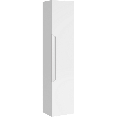 Шкаф-пенал Aqwella CUB0503W Cube подвесной 30х133 см, белый купить недорого в интернет-магазине Керамос