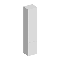 Шкаф-пенал Kerama Marazzi CUB.165Lh\WHT.M Cubo подвесной 165х35 см, левый, белый матовый Шкаф-пенал Kerama Marazzi CUB.165Lh\WHT.M Cubo подвесной 165х35 см, левый, белый матовый