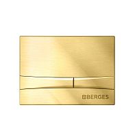 Кнопка Berges 040059 Novum F9 для инсталляции, золото глянец