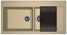 Мойка для кухни Florentina 20.335.E1000.306 Россана 100х51 см, с крылом, капучино