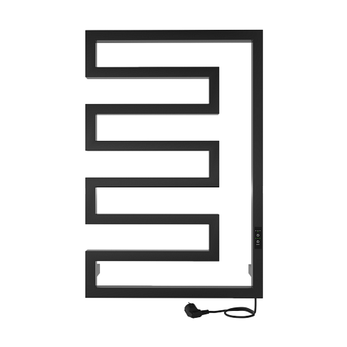Электрический полотенцесушитель Indigo DGR80-50BRRt Rodos без полочки, черный