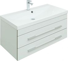 Тумба с раковиной Aquanet 00287647 Верона, 90х48 см, белая Тумба с раковиной Aquanet 00287647 Верона, 90х48 см, белая