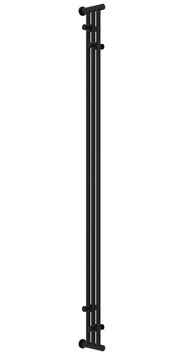 Полотенцесушитель водяной Сунержа 31-4124-1800 Хорда 1800х195 мм, матовый черный