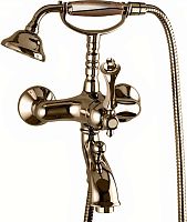 Смеситель Cezares MARGOT-VDM-02-M для ванны, с ручным душем, бронза,ручки металл