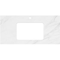 Столешница Kerama Marazzi PL3.SG507120R\100 Plaza Classic Neo под раковину, 100 см, Монте тиберио/белый мрамор Столешница Kerama Marazzi PL3.SG507120R\100 Plaza Classic Neo под раковину, 100 см, Монте тиберио/белый мрамор