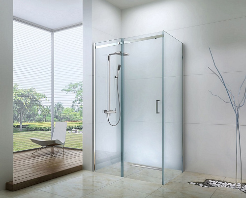 Душевой уголок Berges 061017 Melita 120х80 см, профиль хром сильвер Душевой уголок Berges 061017 Melita 120х80 см, профиль хром сильвер