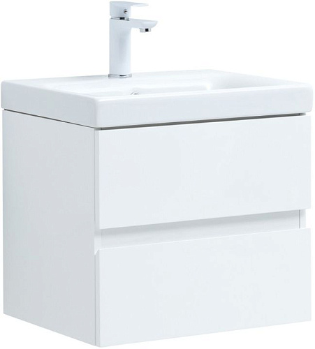 Тумба с раковиной Aquanet 00306355 Беркли, 50х40 см, белая Тумба с раковиной Aquanet 00306355 Беркли, 50х40 см, белая снят с производства