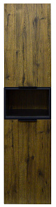 Шкаф-пенал Azario CS00080417 Gris подвесной, 40х160 см, дуб веллингтон