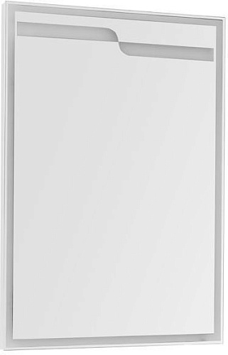 Зеркало Aquanet 00198488 Модена с подсветкой, 64х90 см, белое снят с производства