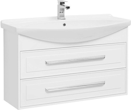 Тумба с раковиной Aquanet 00212638 Остин, 106х47 см, белая Тумба с раковиной Aquanet 00212638 Остин, 106х47 см, белая снят с производства