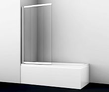 Шторка для ванны WasserKRAFT 41S02-100 Main 41S распашная, прозрачное стекло