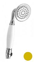 Ручной душ Cezares CZR-S-D2FC2-02 с антикальциевым покрытием, ручка белая, бронза