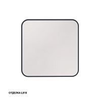 Зеркало Caprigo М-288S-L810 Контур квадратное 80х80 см, с подсветкой, графит