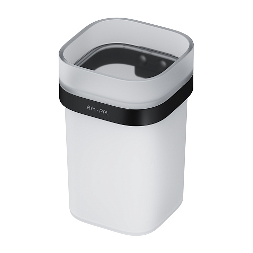 Стеклянный стакан AM.PM A8F34322 Func, с настенным держателем, черный - купить в Санкт-Петербурге, цена на Стеклянный стакан AM.PM A8F34322 Func, с настенным держателем, черный в интернет-магазине Керамос Стеклянный стакан AM.PM A8F34322 Func, с настенным держателем, черный купить недорого в интернет-магазине Керамос