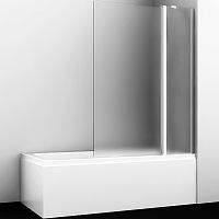 Шторка для ванны WasserKRAFT 48P02-110RM Berkel 48P распашная, матовое стекло
