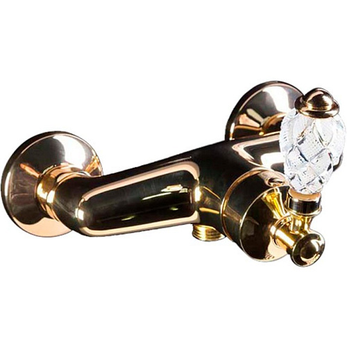 Смеситель Boheme 214-CRST Vogue Crystal для душа, золото