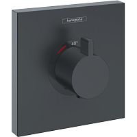 Hansgrohe 15760670  Select Highflow термостатический смеситель для душа (внешняя часть) матовый черный Hansgrohe 15760670  Select Highflow термостатический смеситель для душа (внешняя часть) матовый черный
